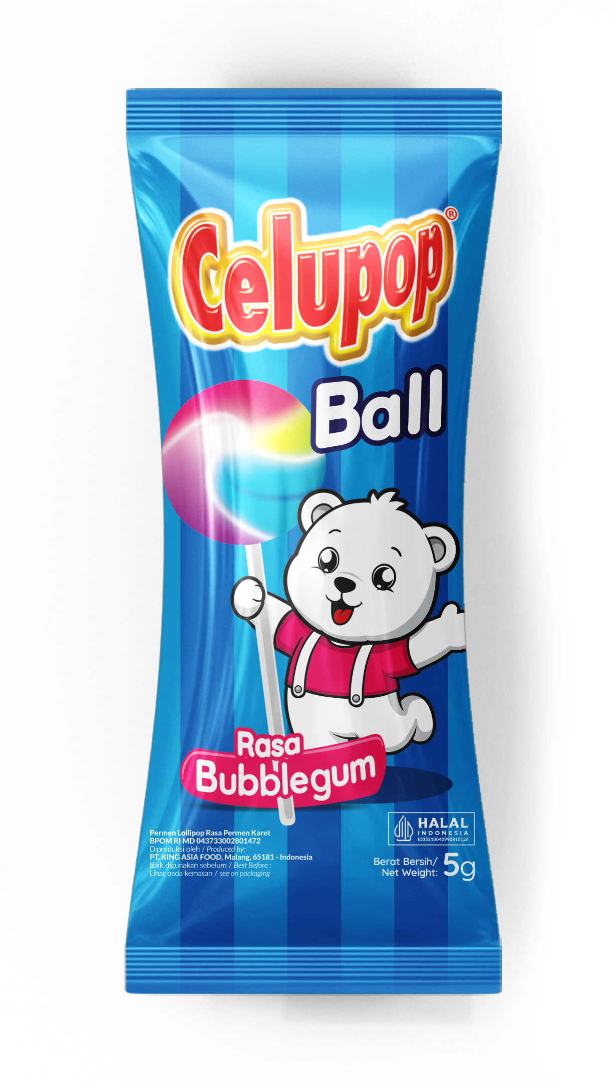sachet celupop bubblegum