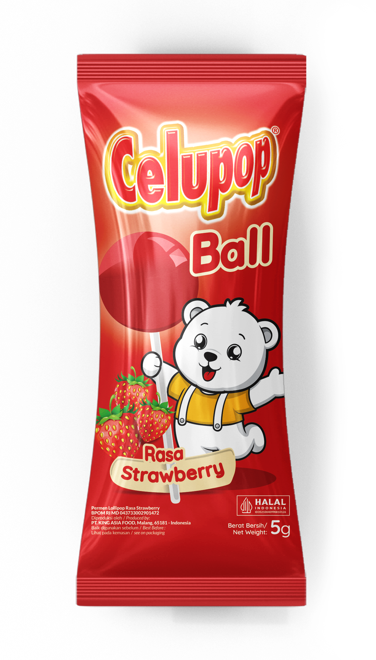 sachet celupop strawberry
