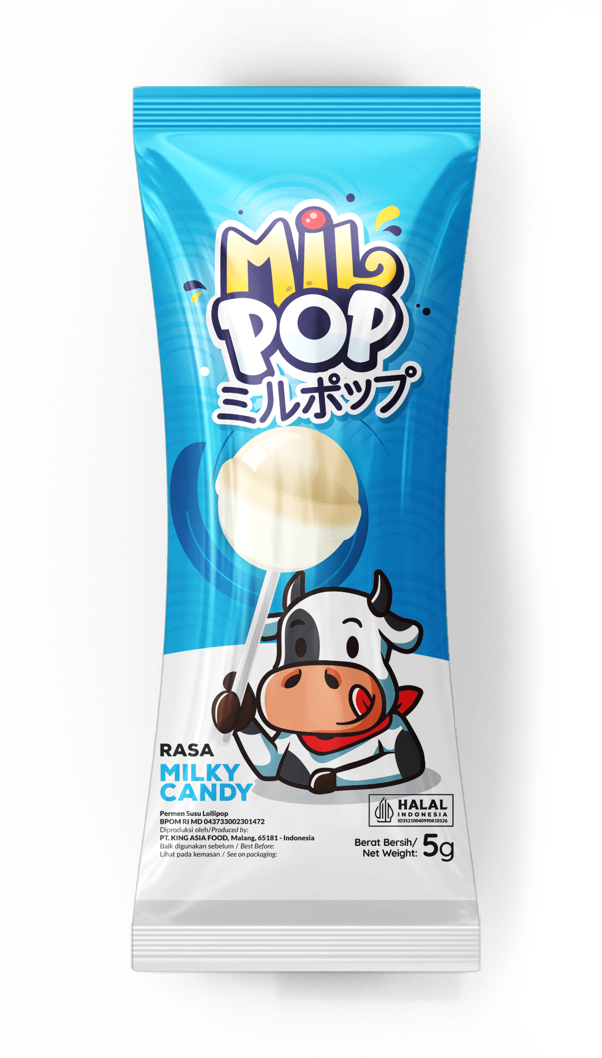 sachet milpop milky candy